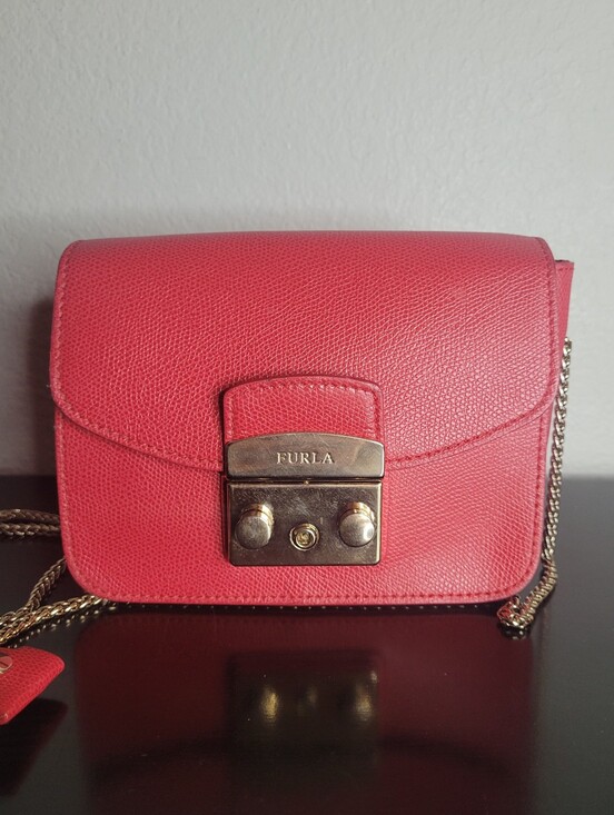 Furla Handbags - Furla Metropolis Genuine Leather Crossbody bag